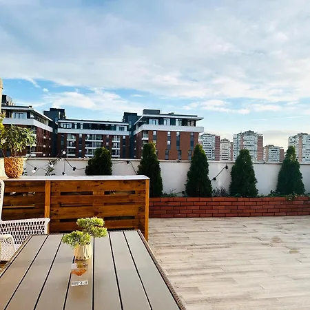 Golden Sunset View Terrace Apartment Ana Belgrad Exteriör bild