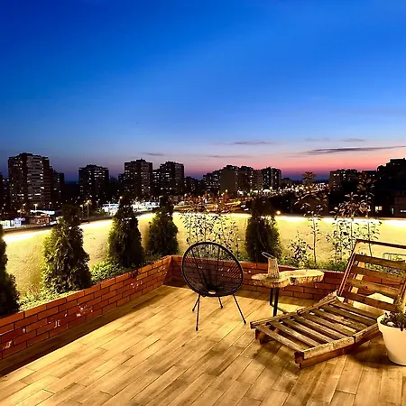 Golden Sunset View Terrace Apartment Ana Belgrad Exteriör bild